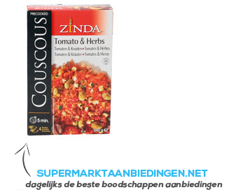 Zinda Couscous tomaat & kruiden aanbieding