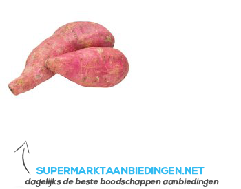 Zoete aardappel aanbieding