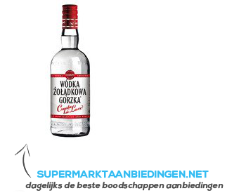 Zoladkowa Gorzka Czysta de luxe vodka aanbieding