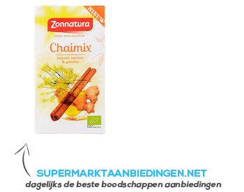 Zonnatura Chaimix thee aanbieding