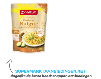 Zonnatura Oosterse bulgur 100% biologisch aanbieding