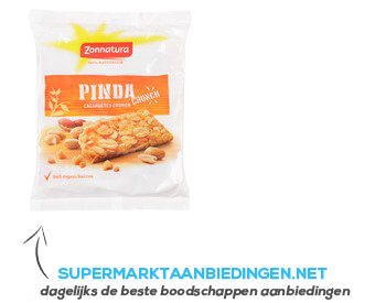 Zonnatura Pinda crunch repen aanbieding