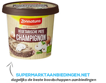 Zonnatura Vegetarisch paté champignon 100% bio