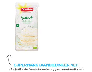 Zonnatura Yoghurt – rijstwafels