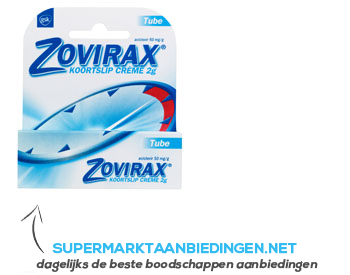 Zovirax Koortslipcrème tube aanbieding