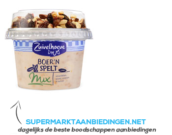 Zuivelhoeve Boer'n spelt mix aanbieding