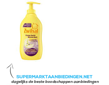 Zwitsal Baby bad- & wasgel lavendel aanbieding