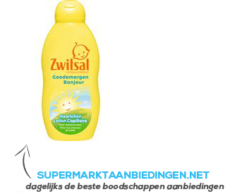 Zwitsal Baby goedemorgen haarlotion aanbieding