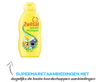 Zwitsal Woezel & Pip anti-klit shampoo aanbieding