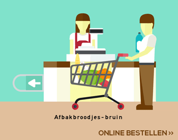 Afbakbroodjes bruin aanbieding