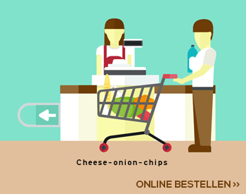 Cheese & onion chips aanbieding
